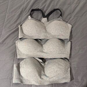 3 all in motion bras. size medium. only worn a few times
